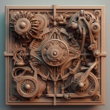 Patterns and decorations Unmechanical 2 3d model